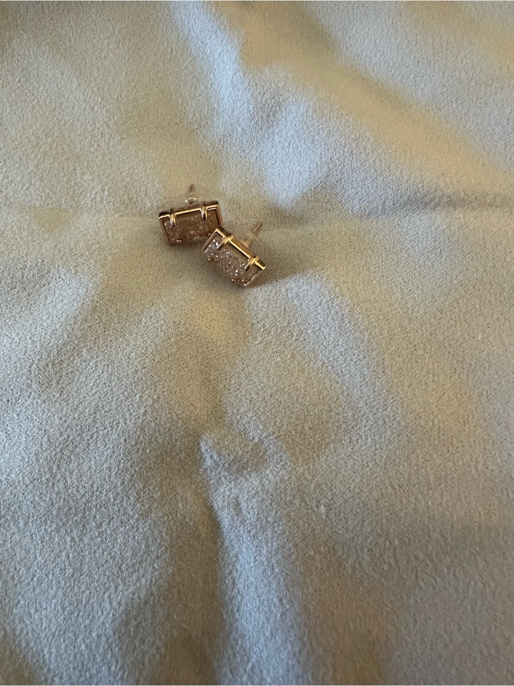 Kendra Scott Rectangle Stud Earrings - Rose Gold